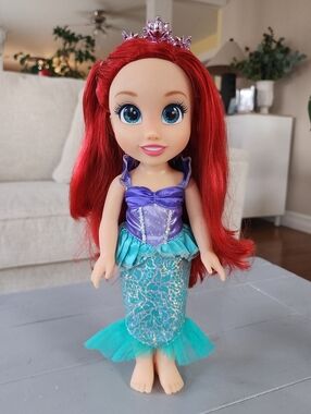 🐠 Jakks Pacific Disney 14" The Little Mermaid Ariel Toddler Doll 🦀
